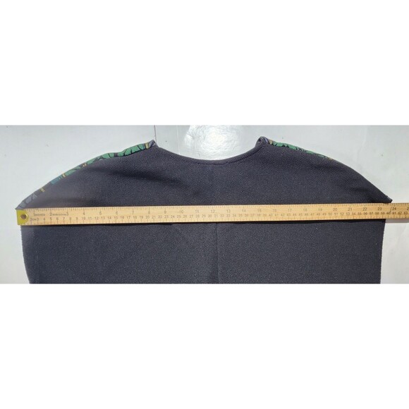 Zara Aztec Metal Tribal Sleeveless Raw Edge Hem Sheath Dress Womens Size XL - Picture 15 of 15